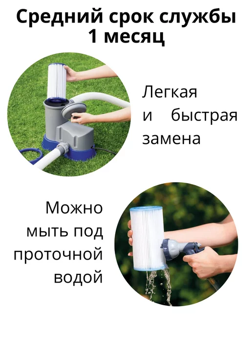 Intex Картридж для насоса Сменный тип H для фильтр-насосов, 3 шт, фото 3