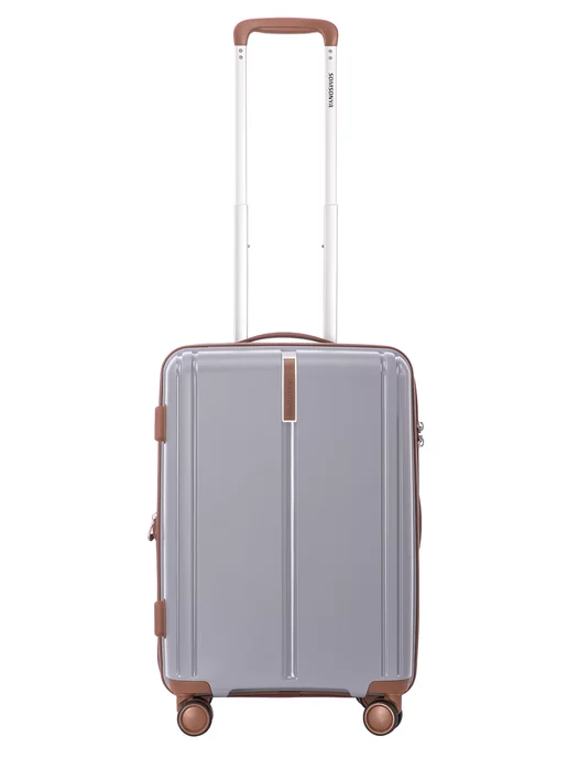 Somsonya Premium комплект чемодан и бьюти кейс Elite, серый, фото 7