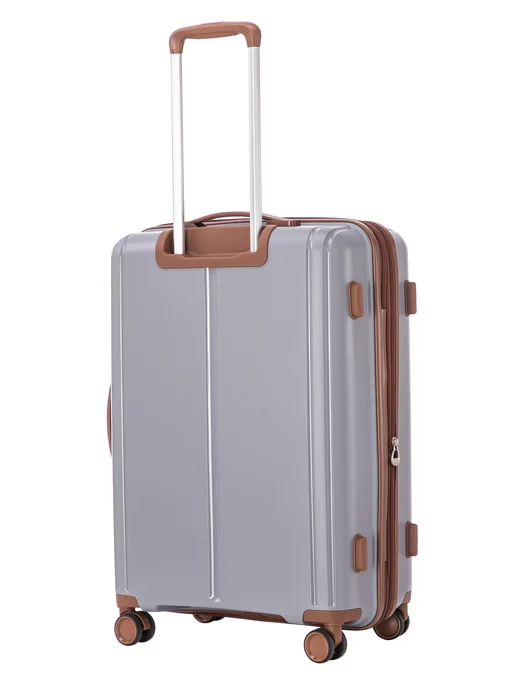 Somsonya Premium комплект чемодан и бьюти кейс Elite, серый, фото 8