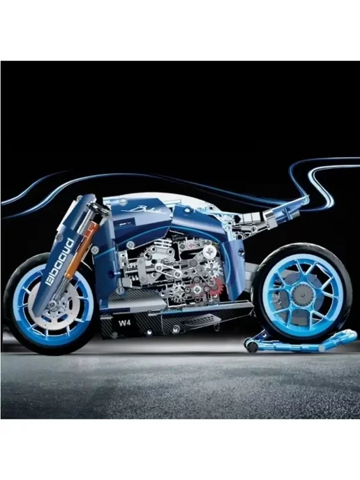 LEGO Конструктор Техник Мотоцикл Ducati Diavel 10217 986 дет, вариант, фото 4