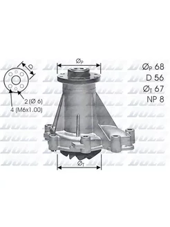 Водяная помпа MERCEDES W124 W201 W202 1.9 2.5 3.0TD