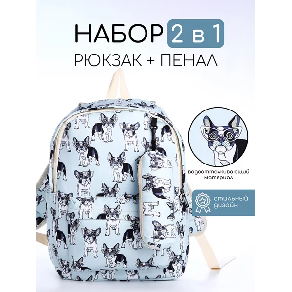 Рюкзак школьный с пеналом