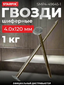 Гвозди шиферные 4.0х120 мм (1 кг в пласт. конт.)