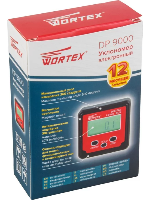 wortex Уклономер электронный DP 9000 (323008), вариант, фото 3