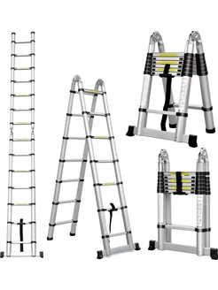 Лестница телескопическая алюминиевая 500 см (ST9733-050)