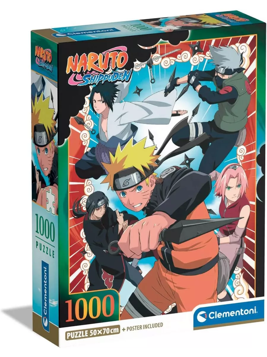 Пазл 1000 деталей Naruto аниме (Наруто) Clementoni 229397850 купить за 2  078 ₽ в интернет-магазине Wildberries