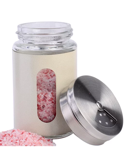 Набор для специй на стол на подставке стекло нержавейка 6 шт - фото 14