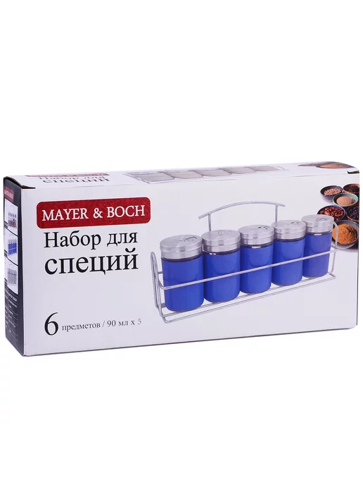 Набор для специй на стол на подставке стекло нержавейка 5 шт - фото 14