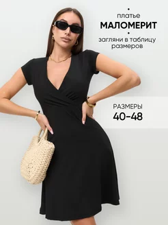 Платье на запах SHATILOVA 229411109 купить за 1 279 ₽ в интернет-магазине Wildberries