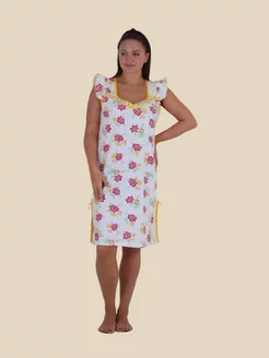 Ночная сорочка женская хлопок COMATA 229411565 купить за 411 ₽ в интернет-магазине Wildberries