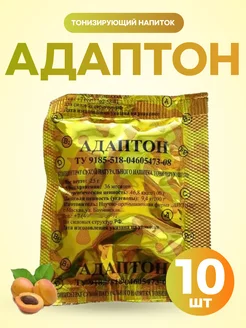 Тонизирующий напиток Адаптон (абрикосовый вкус) 10 шт