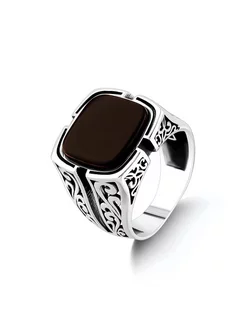 Кольцо мужское перстень с камнем БижуТрендия 229429614 купить за 1 130 ₽ в интернет-магазине Wildberries