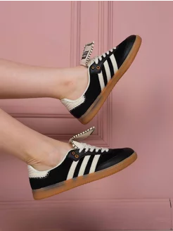 adidas gazelle silver green womens Adidas Mens Wales Bonner Samba Shoes  Extra Butter