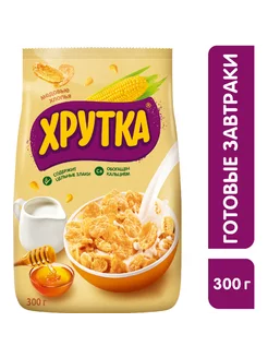 Готовый завтрак «Хрутка» Хлопья кукурузные, медовые, 300 г