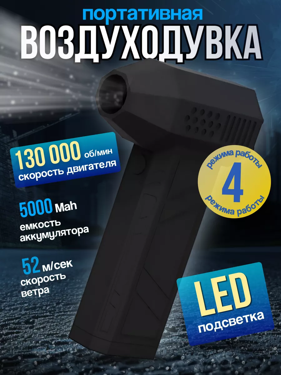 Портативная воздуходувка...