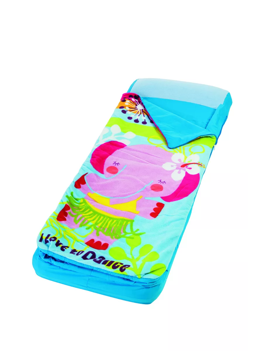 Детский надувной матрас со спальным мешком Hula Elly 66802