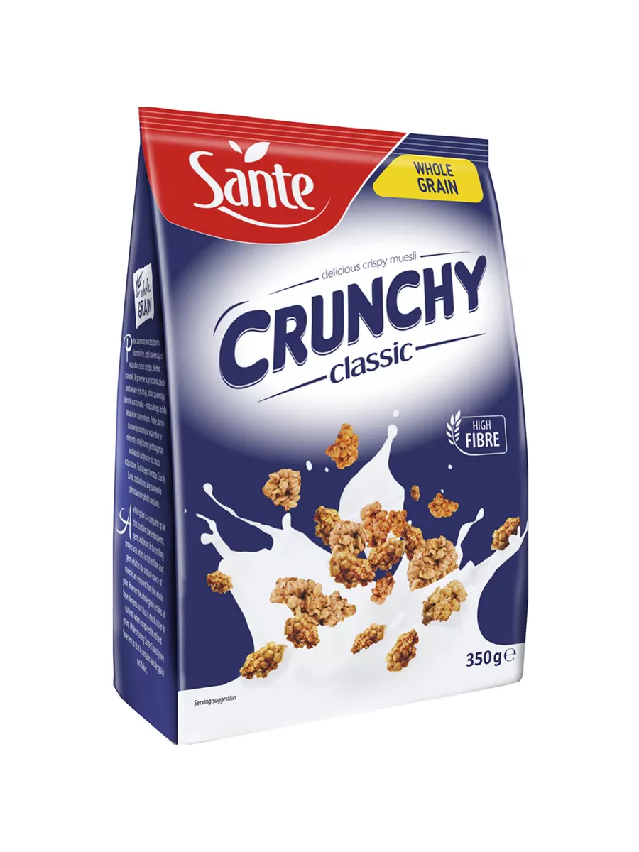 Мюсли «Sante» Crunchy, натуральные, 350 г