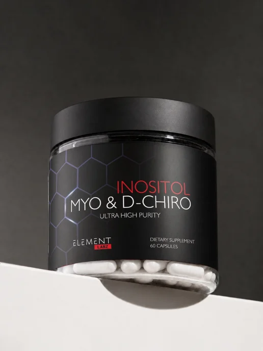 Element Labz Инозитол (Myo & D-Chiro Inositol) 1050 мг, 60 капсул, 200 мл