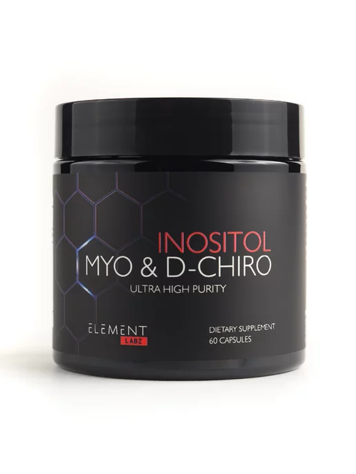 Element Labz Инозитол (Myo & D-Chiro Inositol) 1050 мг, 60 капсул, 200 мл, фото 3