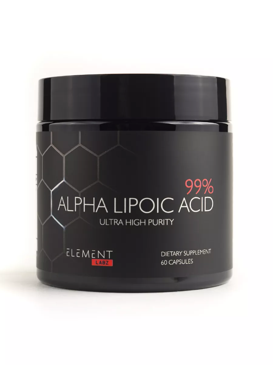 Альфа-липоевая кислота 99% (Alpha Lipoic Acid) 500 мг, 60 шт