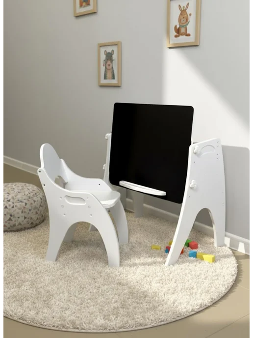 Tech kids Растущий стул и стол (парта) для малышей, вариант, фото 4