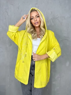 Ветровка на молнии с капюшоном 48-54 LemonFashion 229654363 купить за 1 641 ₽ в интернет-магазине Wildberries