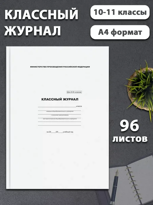 BG Классный журнал для 10-11 классов, твёрдый переплёт, 88 л, 88 л