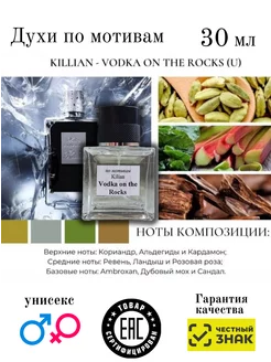 По мотивам Vodka on the Rocks Kilian водка со льдом 30мл AromaAleks 229717818 купить за 1 944 ₽ в интернет-магазине Wildberries