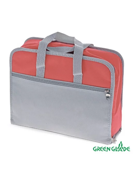 Green Glade Набор посуды для пикника на природе дорожный на 4 персоны, зеленый, фото 2