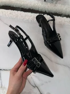 Классические лодочки на каблуке с открытой пяткой Eleganta shoes 229786851 купить за 2 496 ₽ в интернет-магазине Wildberries