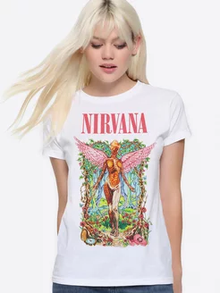 Футболка с принтом Нирвана / Nirvana - In Utero / Ангел DreamShirts 229861797 купить за 1 242 ₽ в интернет-магазине Wildberries