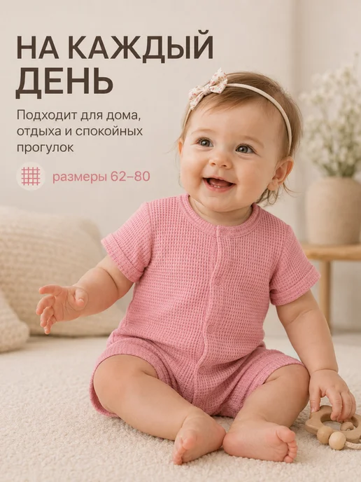 OLDMAY Песочник для малышей вафля, розовый, фото 2