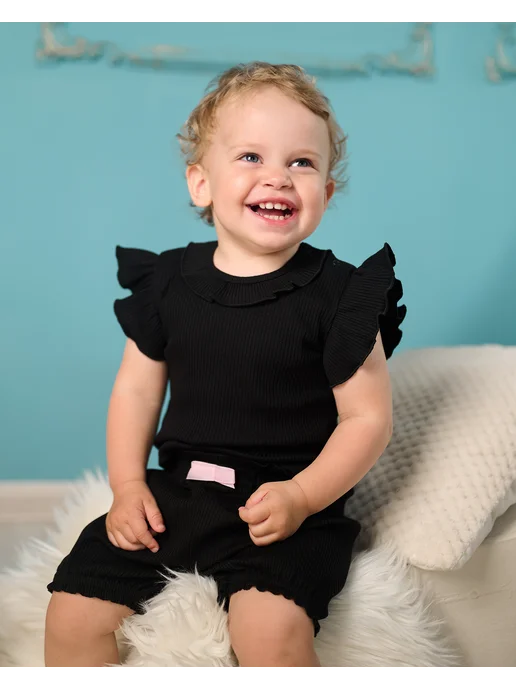 GILDI KIDS Шорты для новорожденных, черный, фото 6