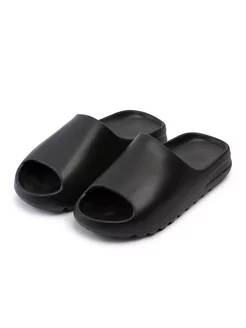 Резиновые шлепки изики слайды пляжные, yeezy slide black Леопард 229940599 купить за 919 ₽ в интернет-магазине Wildberries