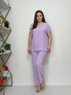 Брючный костюм деловой комплект HTV_textile 229949800 купить за 1 057 ₽ в интернет-магазине Wildberries