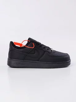 Кроссовки Air Force 1 черные форсы Nike 229981901 купить за 1 967 ₽ в интернет-магазине Wildberries