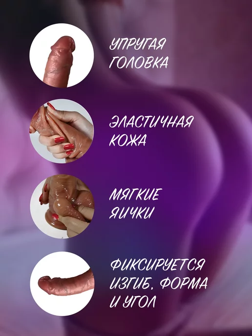 ЧерноеБелое Точная копия члена 16 см с подогревом и фрикциями, черный, фото 6