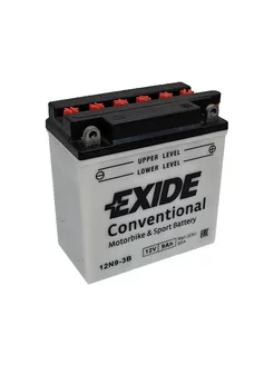 Аккумулятор 9Ач "EXIDE 12N9-3B" О.П. 135х75х139