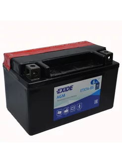 Аккумулятор 6Ач "EXIDE AGM ETX7A-BS" П.П. 150х87х93