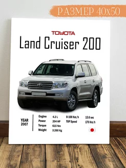 Картина на стену Toyota Land Cruiser 200