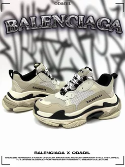 Кроссовки triple S массивные Balenciaga 230048475 купить за 6 546 ₽ в интернет-магазине Wildberries