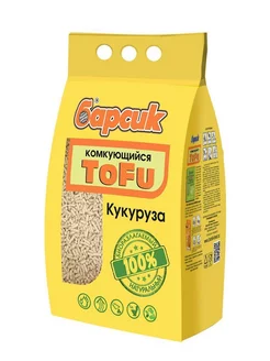 Наполнитель "ToFu Кукуруза", комкующийся, 4.54 л