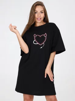 Туника домашняя платье больших размеров StreamLove 230117376 купить за 538 ₽ в интернет-магазине Wildberries