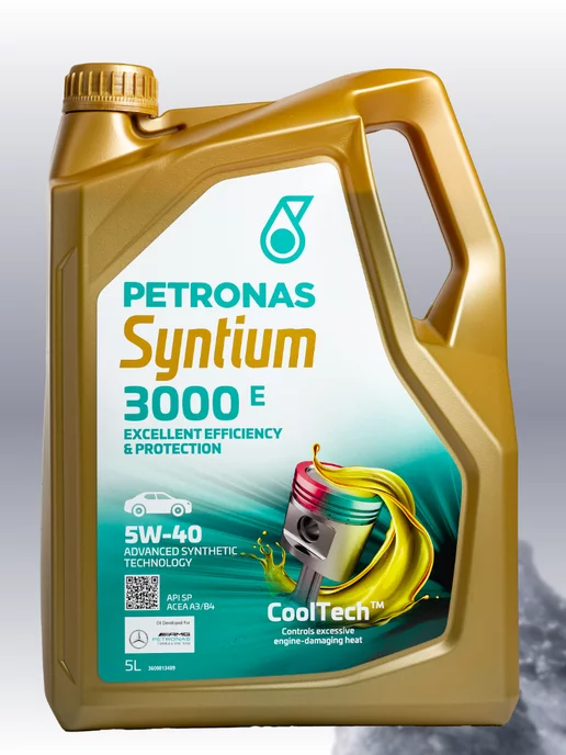 PETRONAS Масло моторное Петронас Syntium 3000 E 5w 40 5 литров