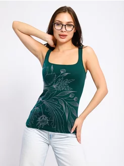 Майка базовая с принтом Feniks Stitch 230146975 купить за 420 ₽ в интернет-магазине Wildberries