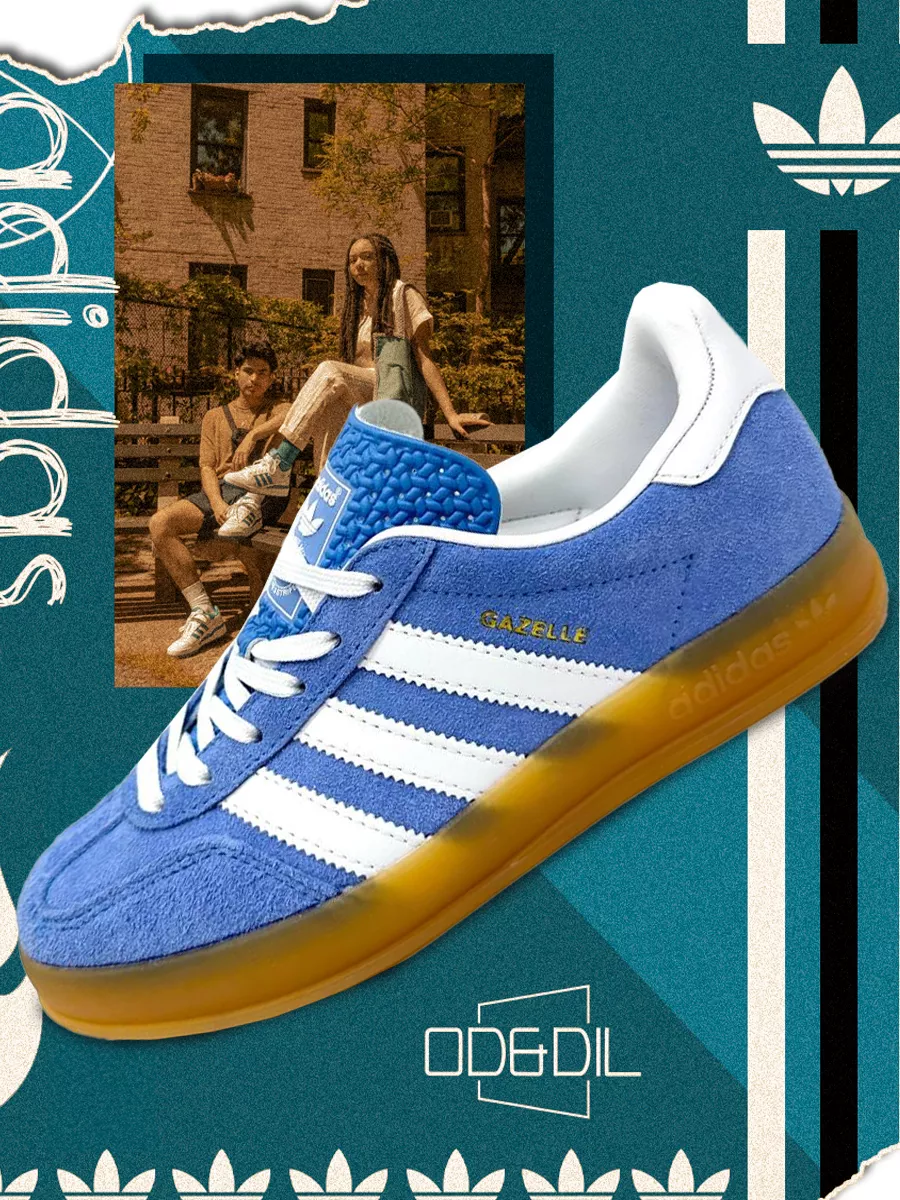 Adidas gazelle indoor blue online