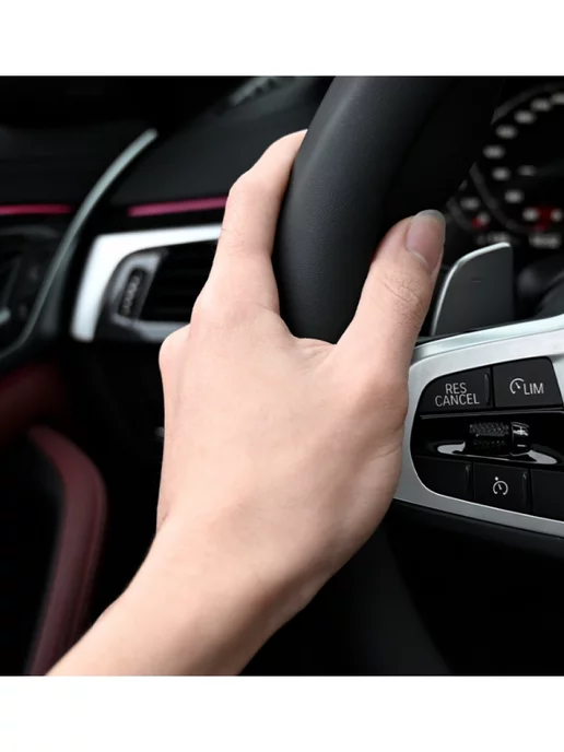 MyPads Спортивная оплетка-чехол на руль для автомобиля Geely Emg, коричневый, фото 3