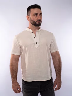 Рубашка мужская с коротким рукавом летняя SeZur 230279646 купить за 1 755 ₽ в интернет-магазине Wildberries