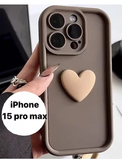 Красивый чехол на iPhone 15 pro max с объемным сердечком CaseDi 230319919 купить за 327 ₽ в интернет-магазине Wildberries