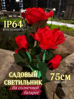 Уличный светильник на солнечной батарее для дачи и сада